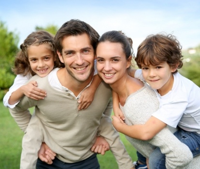 smiling family in AZ Dental